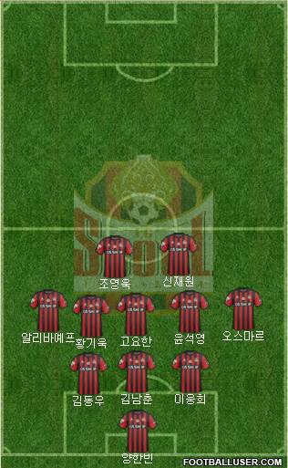 FC Seoul Formation 2018