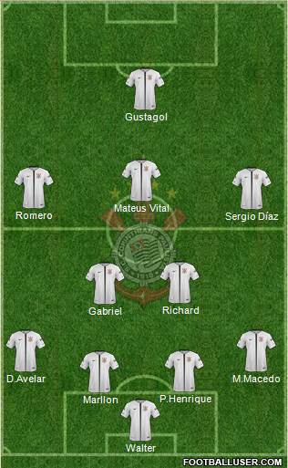 SC Corinthians Paulista Formation 2018