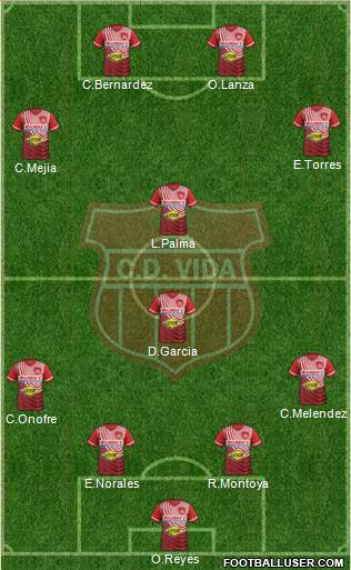 CD Vida Formation 2018