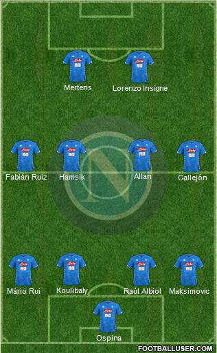 Napoli Formation 2018