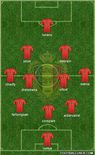 Belgium Formation 2018