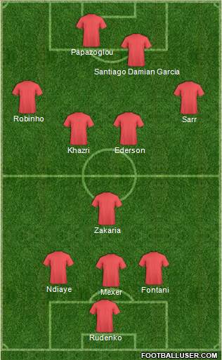 Pro Evolution Soccer Team Formation 2019