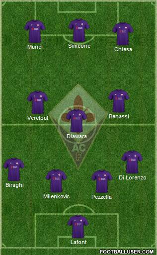 Fiorentina Formation 2019
