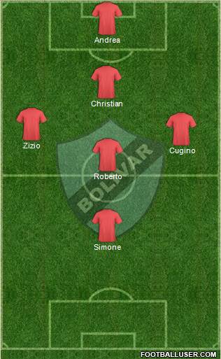 C Bolívar football formation