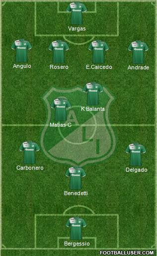 AC Deportivo Cali football formation