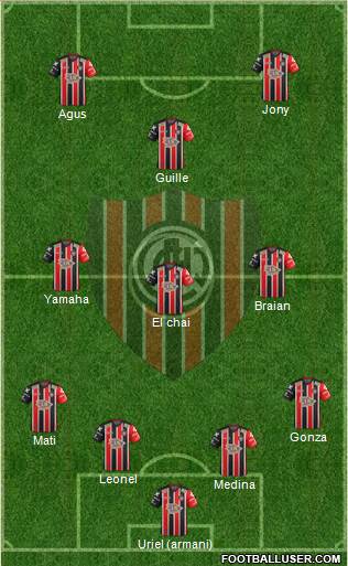 Chacarita Juniors Formation 2019