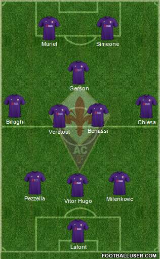 Fiorentina Formation 2019