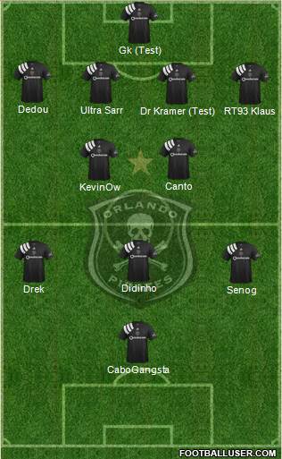 Orlando Pirates Formation 2019