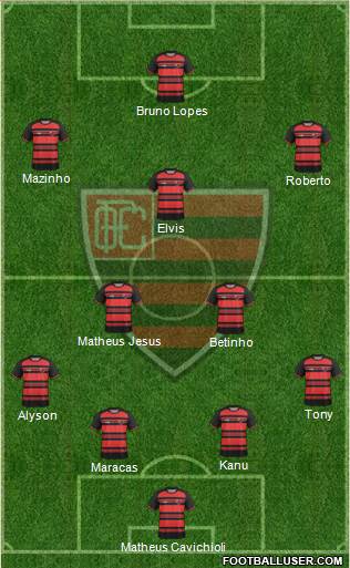 Oeste FC Formation 2019