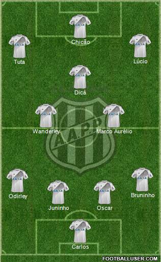 AA Ponte Preta Formation 2019