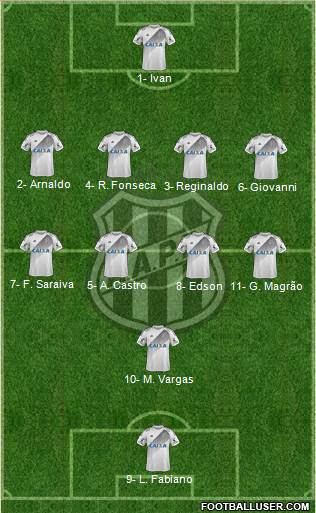 AA Ponte Preta Formation 2019