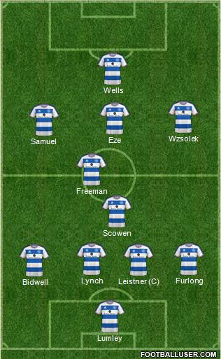 Queens Park Rangers 4-2-3-1 football formation