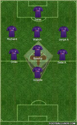 Fiorentina Formation 2019