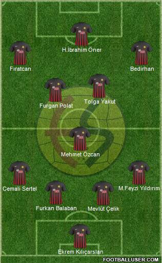 Eskisehirspor Formation 2019