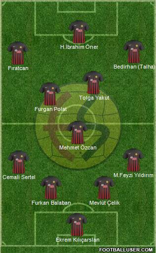 Eskisehirspor football formation