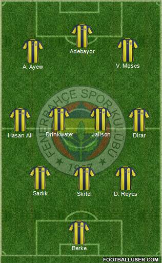 Fenerbahçe SK Formation 2019