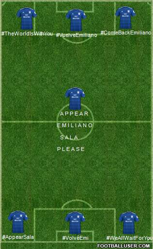 Cardiff City Formation 2019