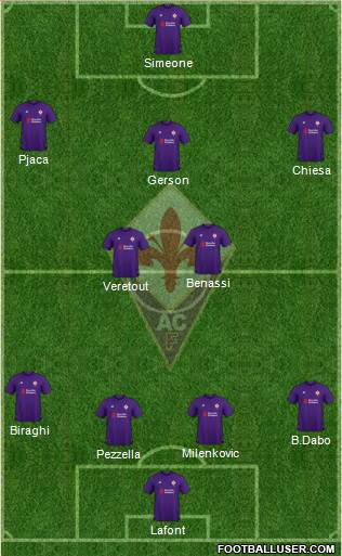 Fiorentina Formation 2019