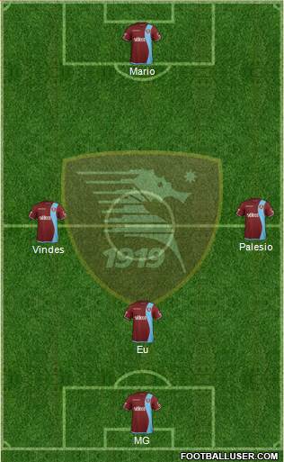 Salernitana football formation