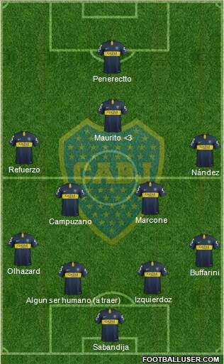 Boca Juniors Formation 2019