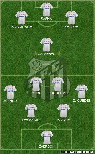 Santos FC Formation 2019