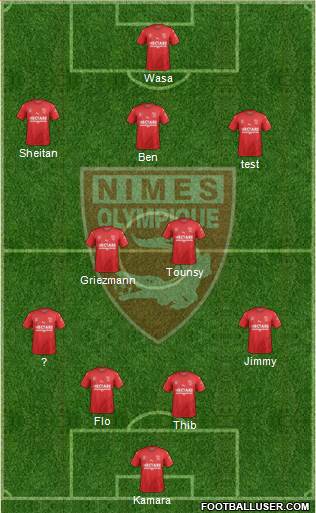 Nîmes Olympique Formation 2019