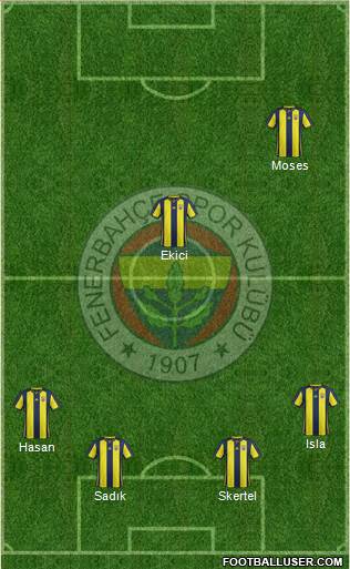 Fenerbahçe SK Formation 2019