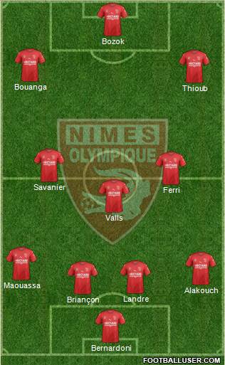 Nîmes Olympique Formation 2019