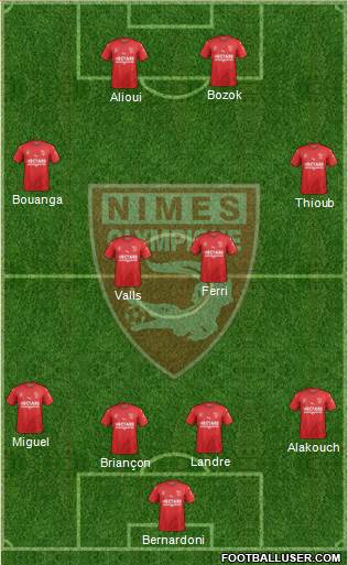 Nîmes Olympique Formation 2019
