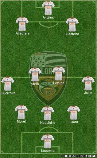 FC Lorient Bretagne Sud Formation 2019