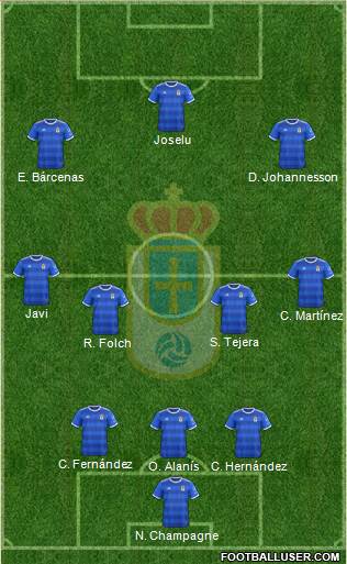 Real Oviedo S.A.D. Formation 2019