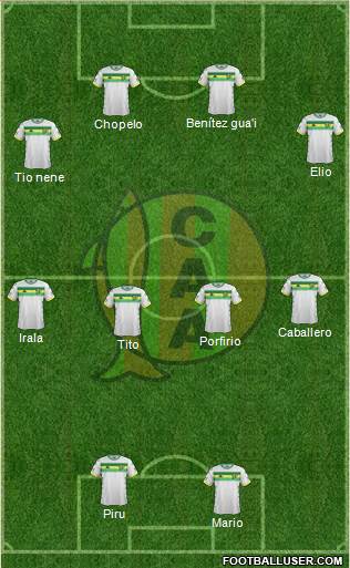 Aldosivi football formation