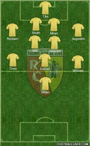 Racing Club de Lens Formation 2019