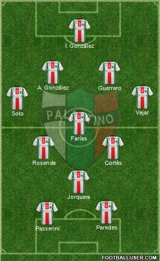 CD Palestino S.A.D.P. Formation 2019