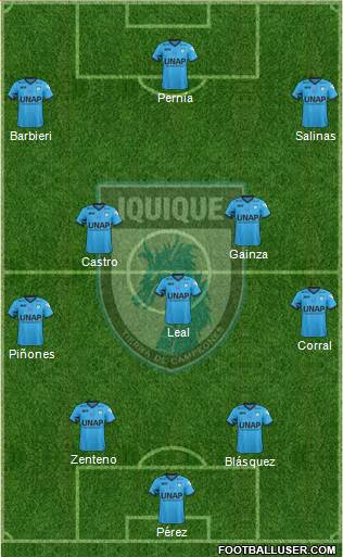 CD Municipal Iquique S.A.D.P. football formation