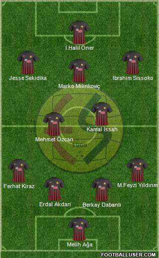 Eskisehirspor football formation