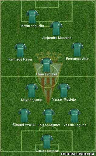 Algeciras C.F. 3-5-2 football formation