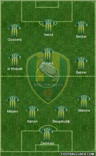 ADO Den Haag Formation 2019
