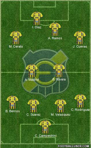 CD Everton de Viña del Mar S.A.D.P. Formation 2019