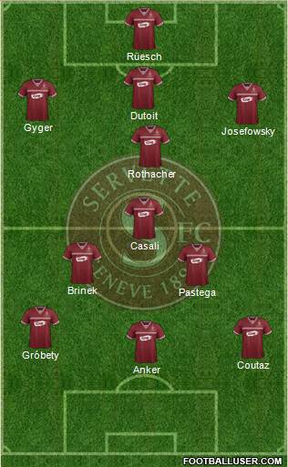 Servette de Genève Football Formation 2019