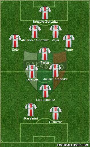 CD Palestino S.A.D.P. Formation 2019