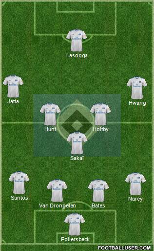 Hamburger SV football formation