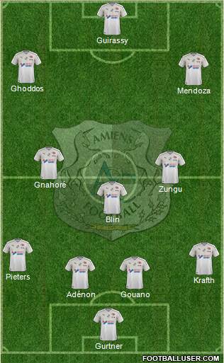 Amiens Sporting Club Football Formation 2019