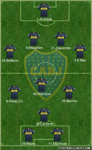 Boca Juniors Formation 2019