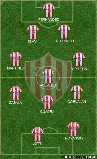 Unión de Santa Fe Formation 2019