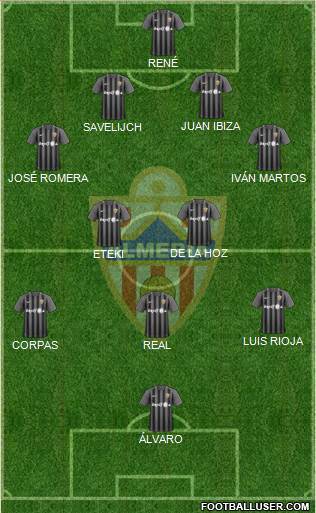 U.D. Almería S.A.D. Formation 2019