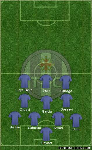 Toulouse Football Club Formation 2019