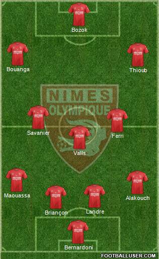 Nîmes Olympique Formation 2019
