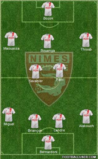 Nîmes Olympique Formation 2019