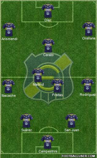 CD Everton de Viña del Mar S.A.D.P. Formation 2019